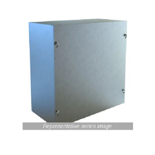 18" x 18" x 8" Type 1 Mild Steel Screw Cover Junction Box Gray CS18188