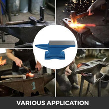 99 lb Iron Anvil Single Horn Anvil  with Large Countertop and Stable Base for Shaping Bending