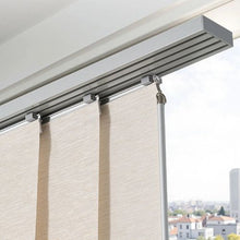 Panel Track Blinds 45.8–86" W Up to 96" H Adjustable Vertical Blinds (Light Brown)
