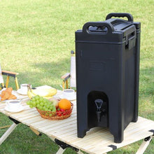 5 Gallon Insulated Beverage Dispenser with Faucet & Handle Hot & Cold Drink Server