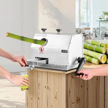 Commercial Sugar Cane Juicer with 3 Stainless Steel Rollers