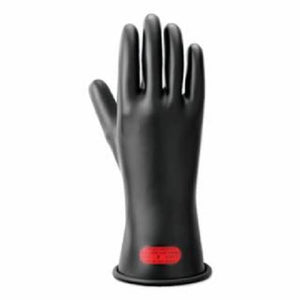 11" Length 10Size RIG Electrical Insulating Gloves Black 012-11-378-4-10
