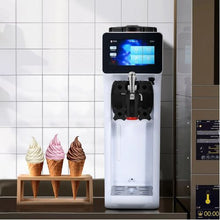 Countertop Soft Serve Ice Cream Maker 1000W Auto Clean