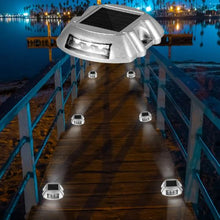 16-Pack Solar Driveway Lights Bright White LED Waterproof Outdoor Deck Lights for Pathway & Walkway