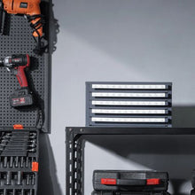 Drill Bit Dispenser Cabinet 5-Drawer Steel Organizer for #1-#60 Drill Bits Stackable with Labels