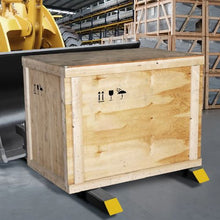 43 Inch Heavy Duty Pallet Forks with Adjustable Stabilizer bar Tractor Bucket Forks for Tractor Attachments