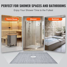 72 x 72 In Shower Curb Kit with Central Flange Waterprooffor Bathroom