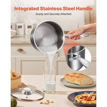 1 QT & 2 QT & 3 QT tainless Steel Saucepan Set for Oven Dishwasher Induction Cooker