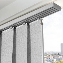 Panel Track Blinds 45.8–86" W Up to 96" H Adjustable Vertical Blinds (Gray)