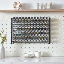"23x16 in Spice Rack Organizer - Set with 72 Spice Jars Lids Labels & Funnel Kitchen & Pantry Storage"