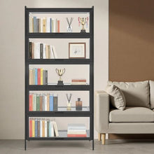 68-Inch Display Cabinet with Acrylic Doors 5-Tier Wooden Curio Cabinet for Collectibles