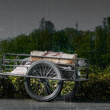 Heavy-Duty Bike Cargo Trailer – 275 lb Capacity Foldable Bicycle Wagon Cart with 20" Wheels & Universal Quick-Release Hitch