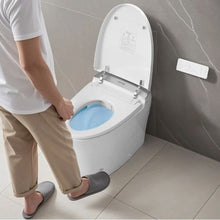 Smart Toilet with Air Drying Heated Seat Clean Nozzle Auto Freshening Easy Remote Control & LED Display