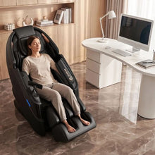 4D Zero-Gravity Massage Chair with Extendable Footrest Auto Modes Airbags Heat Bluetooth & Touchscreen
