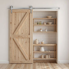6.6FT Heavy-Duty Sliding Barn Door Hardware Kit