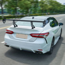 43.3 In GT Wing Car Spoiler – Adjustable Aluminum Rear Racing Wing (Black)