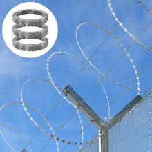 147 Ft Razor Barbed Wire and 3 Rolls Razor Wire Fencing Razor Fence For Garden SD-SRBW10.5-BTO22