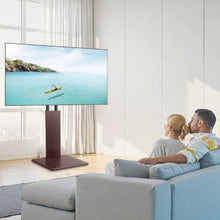32-70" Universal TV Stand Swivel and Height Adjustable TV Mount for Home and Office Hidden Wheels