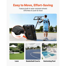48 inch Portable Basketball Stand for Kids Teens Adults in Driveways Pools Schools