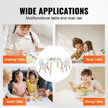 Kids Multi-Activity Table and 2 Chairs Set for Home