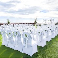 200-Pack Stretch Spandex Folding Chair Covers Universal Fit Washable (White)