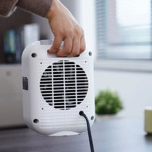 9 Inch 1500W Portable Electric Space Heater with Thermostat, Quiet Ceramic Indoor Heater for Office or Room