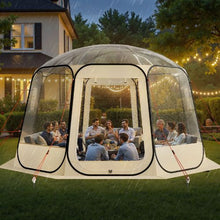 R Pop-Up Bubble Tent – 12 x 11.1 Ft Clear Waterproof Outdoor Dome Tent for 10–12 Persons