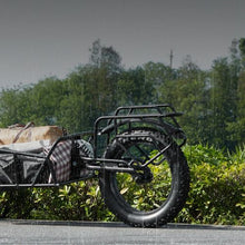 Heavy-Duty Bike Cargo Trailer – 70 lb Capacity Compact Cart with 20" Wheels & Universal Hitch