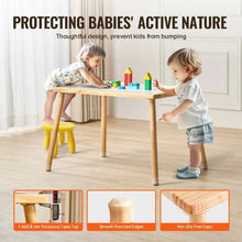 Toddler Sensory Table with Double-Sided Top & Non-Slip Feet Indoor/Outdoor Play – Wooden Table for Kids