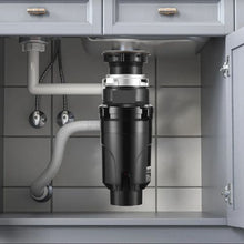 1/2HP 3450RPM Continuous Feed Garbage Disposal with EZ Connect Power Cord & Splash Guard for Kitchen Sinks