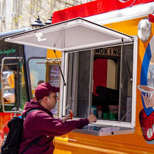 53 x 33 Inch Concession Window with Concession Stand for Food Trucks Glass Not Included