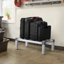 24 x 14” Aluminum Dunnage Rack, 1000 lbs Capacity, Adjustable Storage for Restaurants & Kitchens (Assembled Type)