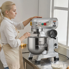 Commercial Food Mixer 30 Qt 1100W 3-Speed Dough Hook & Whisk