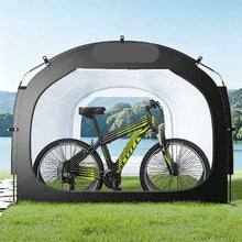 Bike Storage Tent 5 Bikes Waterproof Outdoor Tent Ventilated Window Fiberglass Frame
