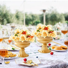6.3" Wedding Flower Vase Gold Metal Centerpiece Stand for Wedding & Party Decor