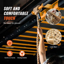 100 Feet Heavy-Duty Gym Climbing Rope for Strength Training