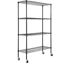 4-Tier Storage Shelving Unit with Wheels 700 lbs Capacity