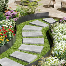 40 x 6 Inch Black Rust-Resistant Garden Edging Border Steel Landscape Edging ZY-40X6-3Black (Pack of 3)