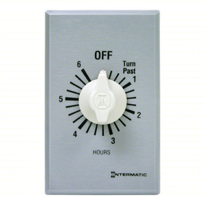 277V AC Spring Wound Countdown Timer Wall Plate Included FF6H