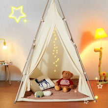 1-5 Years Old Kids Play Tent with Mat and Tent Lamp for Indoor and Outdoor