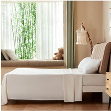 Queen Size Bed Sheet Set 100% Bamboo Fiber Cooling Breathable Deep Pocket Fits up to 16" Mattress Shrink Resistant