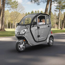 3-Wheel Enclosed Mobility Scooter 650 LBS 3-Seater 1500W 37-Mile Range All-Terrain