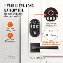 Smart Fingerprint Door Lock with Keypad, One-Time Code & Silent Mode DS50Pro