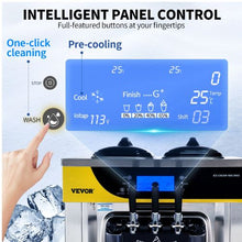 Commercial Ice Cream Maker 2200W Soft Serve Machine