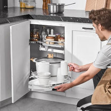 31 X 15 Inch 2 Tier Pull Out Cabinet Organizer Soft Close Slide Out Drawer for Kitchen DG-668R