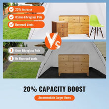 10×7×6 ft Portable Spray Paint Tent with Built-in Floor & Mesh Screen