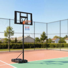 44" Adjustable Basketball Hoop with Rolling Wheels for Kids Teens Adults