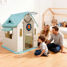 Outdoor 5-in-1 Toddler Playhouse with Games & Slide – Smooth-Edge Plastic, Ages 2+ for Kids