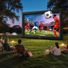 24FT Inflatable Movie Screen Outdoor Projection Screen Front/Rear Projection Storage Bag