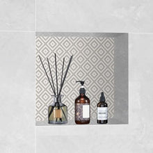 16 x 16 Inch Shower Niche Ready for Tile Recessed Wall Shelf with Single Divider (Black)